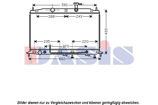 AKS DASIS Radiators, Motora dzesēšanas sistēma 560048N